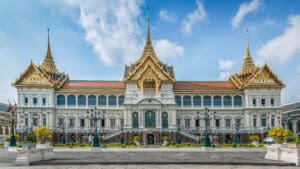 Roofing design from Thailand is Grand Palace in Bangkok