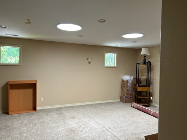 room after solar tube installation project in Vancouver, WA