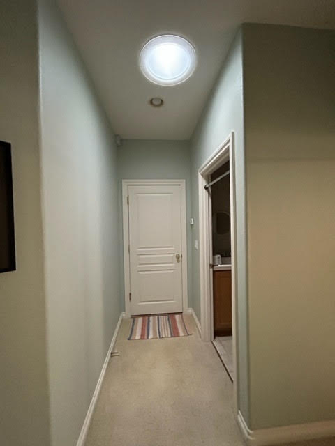 Hallway with solar tub installation project in Ridgefield, WA