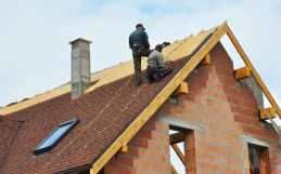 What is the house roofing process?
