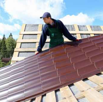 Installing Metal Roof on New Construction